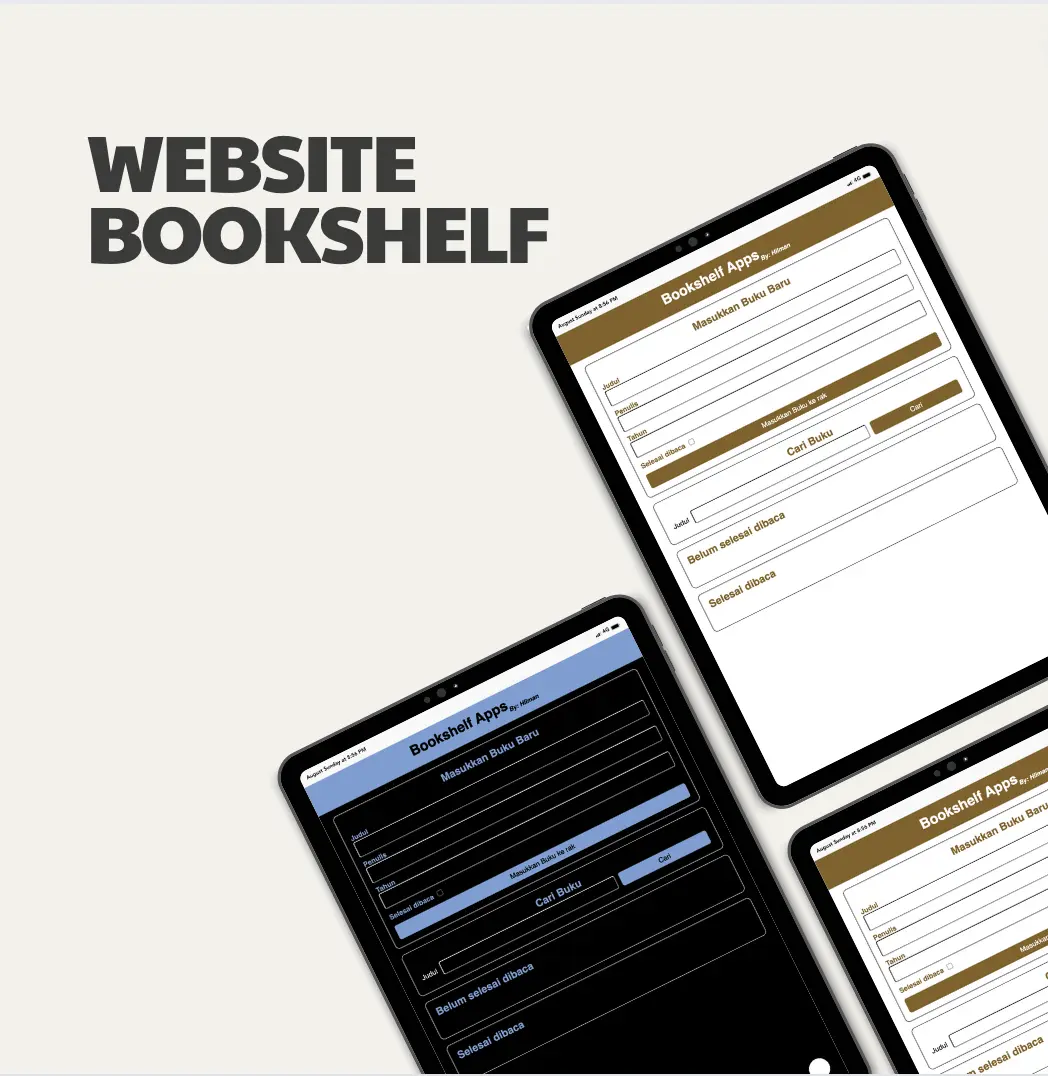 Website bookshelf