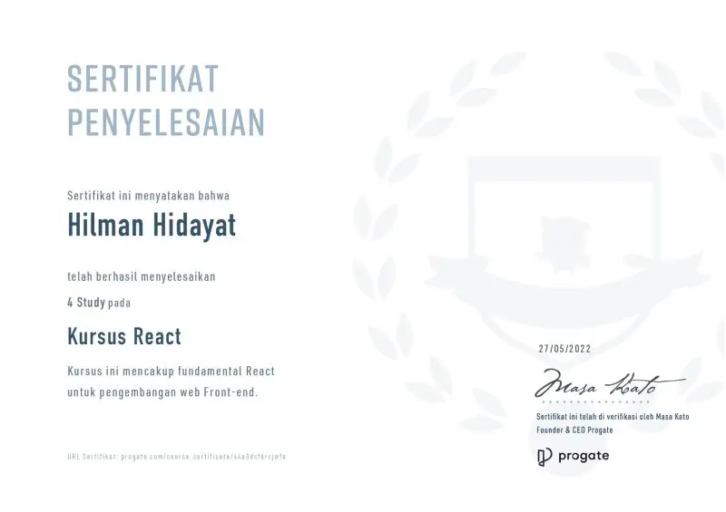 sertif course-reactjs